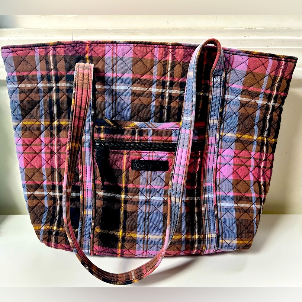 Vera Bradley Multicolor Plaid Tote